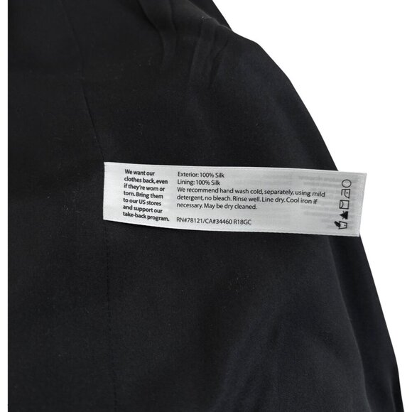 Eileen Fisher Silk Tulip Sleeve Open Jacket - Picture 6 of 6